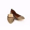 Foldy Women's Foldable Ballerina Flats - Gold -Madam Clothing Store cae4a8f30d4b67be8bb9c29f5af09f00