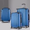 Wanderlite 3pcs Luggage Set Travel Suitcase Storage Organiser TSA Lock Blue -Madam Clothing Store cb7e5ada11f0940b5eed812388d77a6e