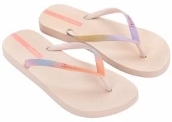 Ipanema Shoes MULTICORES Womens Grendene Shoes In Beige Multi