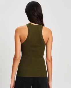 ST MRLO Women's Rae Knit Top - Khaki -Madam Clothing Store cc72c4f1785ed9548723e4aeee13ccec