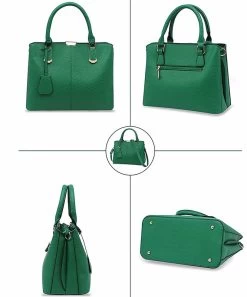 Beakey Womens Fashion Handbags Top Handle High Capacity Tote-Green -Madam Clothing Store cfb353c97c7365a4e0dbfe1e1195b3b5