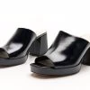 BOSCCOLO Woman's Leather Slides Black -Madam Clothing Store d0386750 8769 48eb ae71 c2825f986227