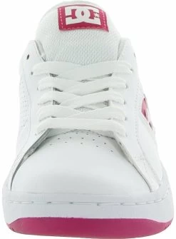 Dc Women's Athletic Shoes Striker - Color: White/Hot Pink -Madam Clothing Store d1762024a48edff130b869322754aa54