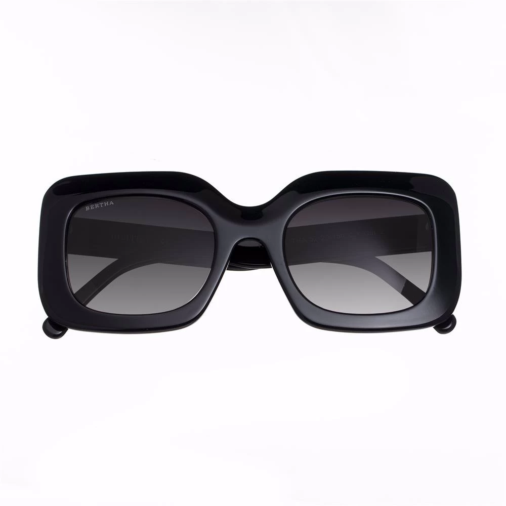 Bertha Women's Talitha Handmade In Italy Sunglasses - Black 4 Bertha Women's Talitha Handmade In Italy Sunglasses - Black - Image 2