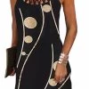 Beakey Womens Printed Mesh Belt Sleeveless Summer Casual Dress-Black -Madam Clothing Store d31edd5aa6379cc2a033c75e5a4bd66f