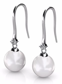Krystal Couture Women's Boxed 2 Pairs Magnificent Pearl Hook Earrings Gift SetÊEmbellished With Swar -Madam Clothing Store d4cea036 4fc5 49a3 b203 0cd7a702fe4f