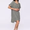 Laklook Women's Linen Dress - Dark Green -Madam Clothing Store d588b498 ccbb 40d9 a43b 575d64865c47