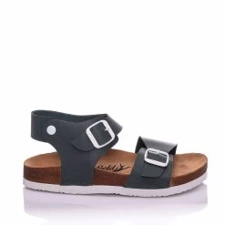 Moosefield Unisex Leather Sandals - Green