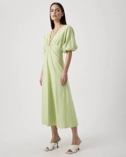 ST MRLO Women's Blossom Midi Dress - Mint Green -Madam Clothing Store d78c782ba203ccb303eff839dc9ba475