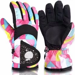 Beakey Kids Snow Gloves Waterproof Insulated Thickening Warm Ski Gloves-Pink 12 Beakey Kids Snow Gloves Waterproof Insulated Thickening Warm Ski Gloves-Pink -Madam Clothing Store db81ce495771c66cb1bb67a7890f8108
