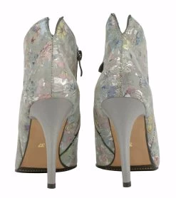 BOSCCOLO Women's Leather Boots Flowers On Grey -Madam Clothing Store de69b269 b146 4883 8fb1 765f9dfc84c8