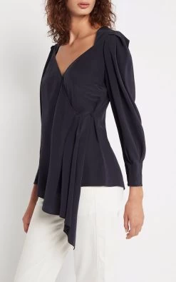 Sass & Bide Women's The Ambience Tops - Navy -Madam Clothing Store e02af47f 44ca 49a6 8da7 e5048ef72fb8