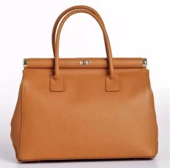 BOSCCOLO Woman's Leather Handbag Camel -Madam Clothing Store e1bb6d8b 2e24 44b8 964b 57244c910ef3