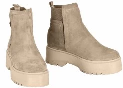 Noosy Women's Genuine Leather Boots - Taupe -Madam Clothing Store e1c35edc ab6e 4b76 9760 0119b1a122e4