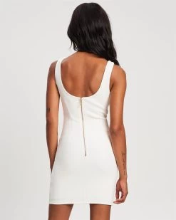 BWLDR Women's Delta Mini Dress - White -Madam Clothing Store e36024097c74284048d399883cba479d