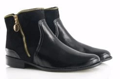 Bosccolo Women's Leather Black/Suede Boots -Madam Clothing Store e3fb08ffb915dd59e6428a3d72b7d78d