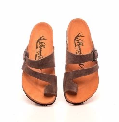 Moosefield Unisex Leather Sandals - Brown & White -Madam Clothing Store e487220e 1e0b 4fa9 aacc 2f51d3fc99d6