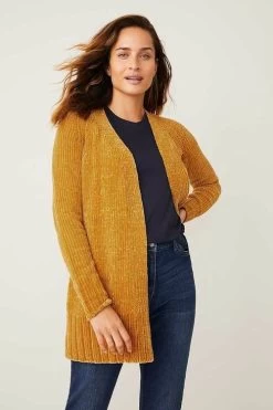 Capture Chenille Longline Cardigan Silver -Madam Clothing Store e689e3720d6906a82f656e2ad71d8299