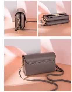 Beakey Womens Multiple Card Slots Crossbody Shoulder Bag Large Capacity Wallet-LightGrey -Madam Clothing Store e738fa9113ee555a12bacba88c6a0779 1