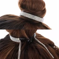 Beakey 4 Pack Hair Styling Clips Rhinestone Tassel Birds Nest Hair Bun For Women -Madam Clothing Store e744dcece02b65888b84c9600b9e7c71