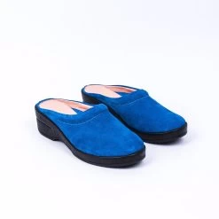 Moosefield Unisex Leather Sandals - Blue -Madam Clothing Store e8e593829a8b6045dc2422ac7ba9af3a