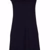 Short Dress Dark Blue -Madam Clothing Store eb28cc37dcae9254a8a23fc9b43687ed