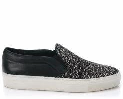 EOS Women's Sero Siviglia /Leather Slip On Shoes - Black/Pony