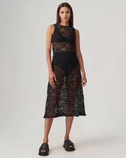 ST MRLO Women's Vacations Dress - Black