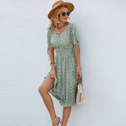 Vico Moretti Women's Dress - Green -Madam Clothing Store eeeeb024 45e8 4471 a454 158052f20099