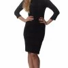 Womens Black Grey Michelle 3/4 Slv Dre -Madam Clothing Store f29e225b c725 4c71 b855 b3b3deaae9f7