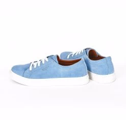 Noosy Women's Genuine Leather Sneakers - Ice Blue -Madam Clothing Store f2b918e4b60f9174e6d746c0fefca6a3