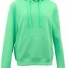Women's Fleece Classic Pullover Hoodie Hooded Jumper Sweater Sweatshirt Jacket - Light Green -Madam Clothing Store f59791fe19c2024cf07cfb85917494a0