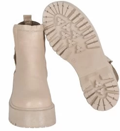 Noosy Women's Genuine Leather Boots - Cream -Madam Clothing Store f5c4f0e7 14f3 4078 b649 fa032fac5ad8