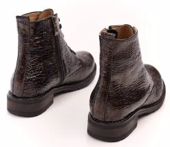 BOSCCOLO Women's Leather Ankle Boots Iridescent Brown -Madam Clothing Store f5d3e619 9789 42d7 816a 261102045650