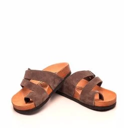 Moosefield Unisex Leather Sandals - Brown & White -Madam Clothing Store f6e6cceb 9381 46a9 9eb7 e3581e87d924
