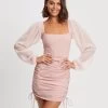 BWLDR Women's Lottie Mini Dress - Baby Pink -Madam Clothing Store f78f17c8560a3b60de5963502f88e724