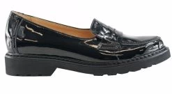 BOSCCOLO Women's Leather Moccasin Black