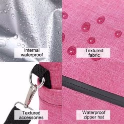 Insulated Lunch Bags Large Tote Adult Lunch Box With Shoulder Strap Side Pockets - RoseRed 15 Insulated Lunch Bags Large Tote Adult Lunch Box With Shoulder Strap Side Pockets - RoseRed -Madam Clothing Store f860e6a74d0ac732dddfb39c344fbf94