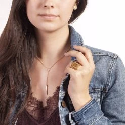 Sole Du Soleil Women's Marigold Ring -Madam Clothing Store f8cff95be99b36bfc60a2e32d2aedaab