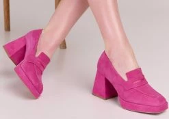 BOSCCOLO Women's Leather Pink Pumps -Madam Clothing Store f8f77662 a0eb 4006 b127 2805dcae836a