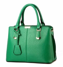 Beakey Womens Fashion Handbags Top Handle High Capacity Tote-Green