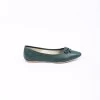 Lizza Women's Genuine Leather Flats - Green -Madam Clothing Store f9be689612696ee89deeaed4739e1d3f