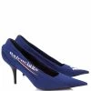 Balenciaga Women's Campaign Logo Pumps Heel -Madam Clothing Store fa8b90c166d27256c8dc680fc3eee86f