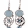 Beakey Blue Topaz Water Drop Dangle Earrings -Madam Clothing Store fa9f38959f74ebd3d1c1b0929f08227e