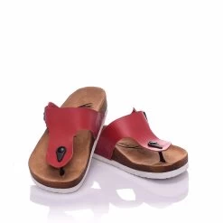 Moosefield Unisex Gizeh Leather Sandals - Red -Madam Clothing Store fd8d7516 c35b 48d8 a2bd 1eb09d447187