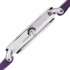 Akribos XXIV Women's Quartz Diamond Markers 'Crazy Horse' Leather Purple Strap Watch - Purple -Madam Clothing Store ffc5d443 6811 4c63 8baa c7d6d5083d9f